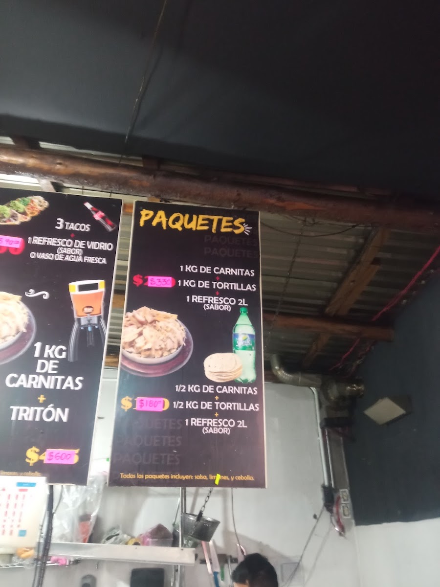 Carnitas Vilchis Menu - Image 4